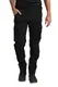 Herren Cargohose Schwerlast Arbeitskleidung Tactical Super Dehnbar Flex Baumwolle Straight Freizeithose 12 Taschen Entspannte Passform Combat Arbeitshose Alle Größen 32W-44W (Schwarz, 32W / 32L)