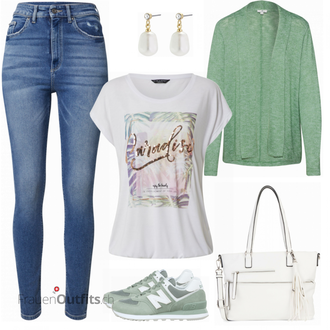 Outfit mit Blau EDC by Esprit "Cooler Alltagslook"