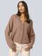 Strickjacke Alba Moda stein