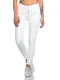 Hailys Damen Jeans Hose Romina High-Waist Röhrenjeans VF-1902062-1A White S