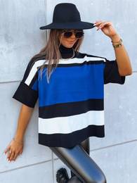 Sweter damski oversize ZEPHYR niebieski