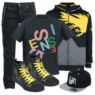 Outfit "Lustiger Look"