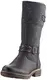 Rieker Damen 94779 Hohe Stiefel, Schwarz (schwarz/schwarz/Altsilber/anthrazit 00), 38 EU