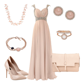 Metallic Outfit mit Grau High Heel Stiefelparadies "Chiccaramel"