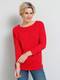 Sweatshirt in Strukturmaterial Dress In Magenta