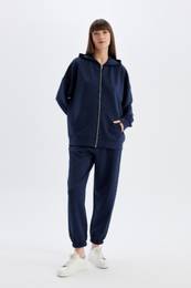 Standard Fit Pocket Laced Waist Elastic Leg Scuba Diving Fabric Jogger Sweatpants