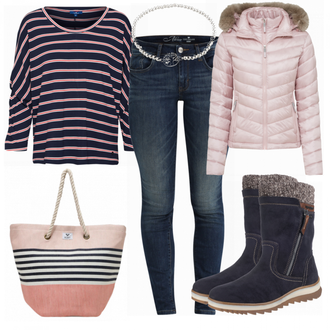 Outfit mit Grau Superdry "EverydayStyle"