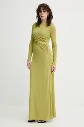 Obleka ROZAL zelena barva, NW25RSDR16464