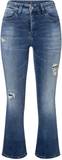 Cropped Ripped Jeans image