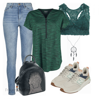 Outfit mit Blau Tasche Game of Thrones "Outfit für die Freizeit"