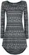 Innocent Winter Dress Kurzes Kleid grau schwarz