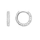 Thomas Sabo Creolen Pavé mit Zirkonia Steinen silber