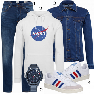 outfit mit Siva Plašč Mister Tee "Praktičen videz"
