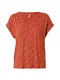 ONLY Shirt 'MANYA' hellgelb / rostrot