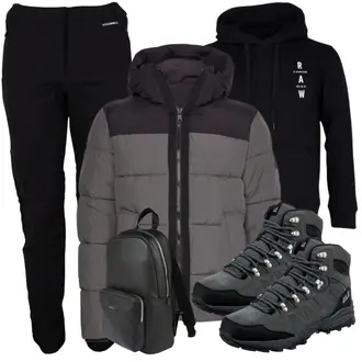 All Black Outfits "Winter Outfit"