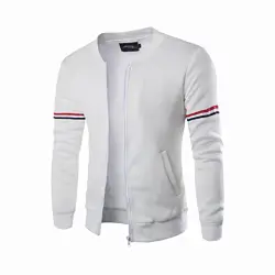 Herren Mantel,Winter Herbst Herren Dekorative Band Freizeitjacke Kragen Casual Warm Coat (EU-38/CN-L, Weiß)