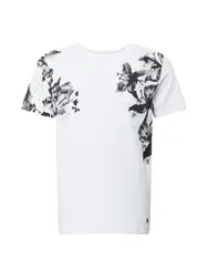 JACK & JONES Shirt ''''BLALELY'''' weiß / schwarz