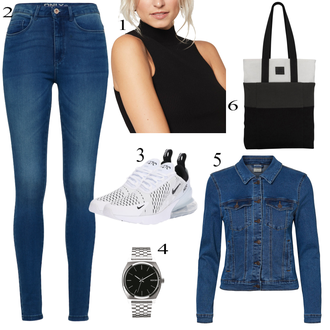 tenues avec Bleu Veste en Jean VERO MODA "tenues parfaite"