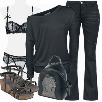 Outfit mit Blau Rucksack Game of Thrones "Cooles Outfit"