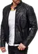 Redbridge Herren Jacke Kunst- Lederjacke Biker MC Black Übergangsjacke Schwarz M6056 Gr L