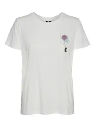VERO MODA T-Shirt ''''Aya Francis'''' mint / lila / schwarz / wei