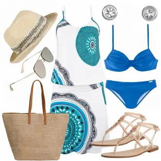 Outfit mit Bademode Lascana "Afrodita"