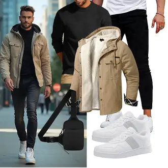Mit Trennfächern Outfit mit PJ PAUL JONES "Freizeit Outfit"