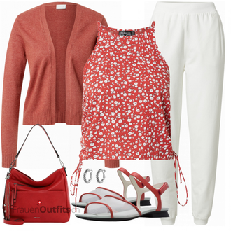 Outfit mit Grau Camper "Super für die Freizeit"