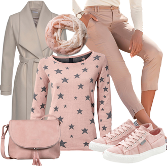 Elegant Outfit mit Beige/Khaki Chino Hose Default "Modischer Look für den Herbst"Look: Indoor, 20er Jahre, Classic, Premium, 30er Jahre, Smart Casual, Elegant, Edel, Nahtlos, Safari, Western, Vintage, Moderne