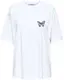 Only T-shirt Onlvivvi Life S/s Lovely Top Jrs 15346761 Bright Whhite/transforma Dames Maat - XS