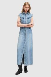 Jeans obleka BLAIR DENIM DRESS W183DA