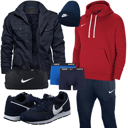 Blau Hose Nike kombinieren