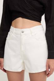 Jeans kratke hlae enski, bela barva
