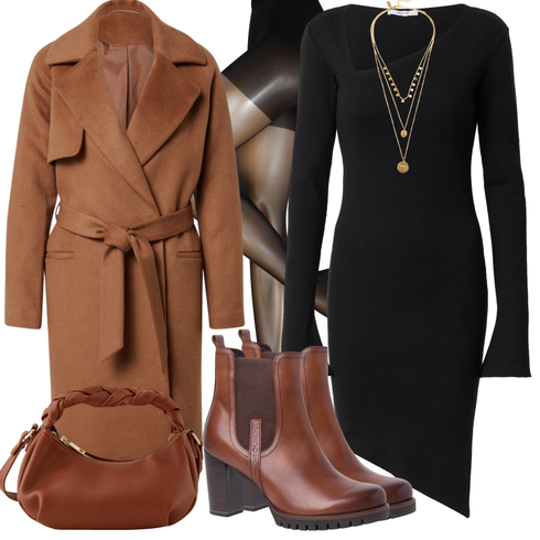 Rot Leder Stiefelette/Chelsea Boot MARCO TOZZI kombinieren