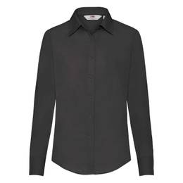 F17LADIES LONG SLEEVE POPLIN SHIRT