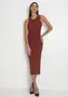Rotes langes Strickkleid image