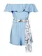 GUESS JEANS-JUMPSUIT hellblau