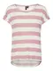VERO MODA Majica  roza / bijela