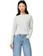 Amazon-Marke: find. Damen Sweatshirt Soft Brushed Textured, Grau (Grey), 40, Label: L