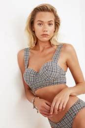 teksturiran Balen Bikini Top