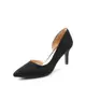 DREAM PAIRS Trachtenschuhe Damen Stiletto High Heels Pumps Damen Stiletto Schuhe,Size 39,Schwarz-Wildleder,SDPU2416W