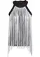 Bonprix Top schwarz / silber