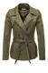ONLY Damen Übergangsmantel Trenchcoat Kurzmantel (S, Kalamata)