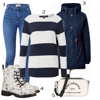 Outfit sa Siva Čizmica Dockers by Gerli "Kombinacije za svaki dan"