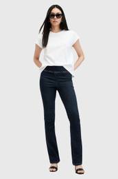 Bombane kavbojke DANI SIZEME BOOTCUT mornarsko modra barva, W007EC