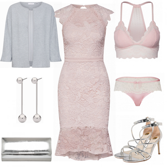 Outfit mit Grau lipsy "Carmen"