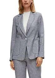 comma Damen Blazer, 58K1 tiefblau, 32