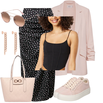 Outfit mit Schwarz Rock Neo Noir "Stylisches Outfit Für Den Frühling"