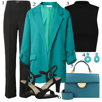 Šik Outfit sa Smeđa Bluza Veći Broj/Majica I Top Veći Broj/Haljina Veći Broj/Bluza i Tunika/Pletivo Veći Broj Leger by Lena Gercke "Zimski outfit"Look: Transparentan, Elegantan, Burleska, Šik, Besprijekorno, Old Money, Disko