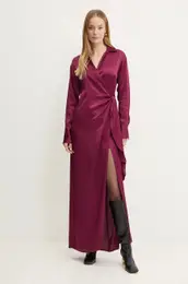 Obleka bordo barva, 242TF2121